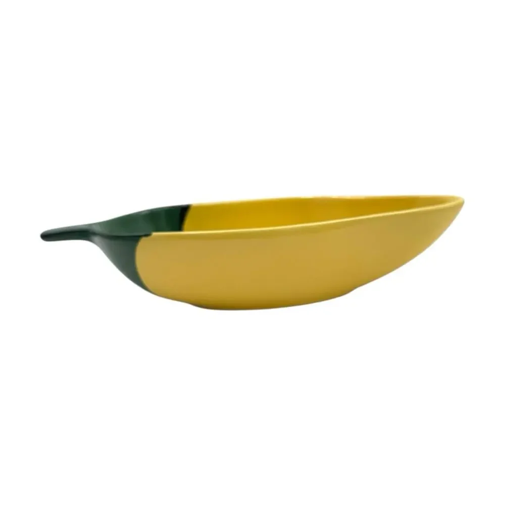 Vintage Shonfeld’s Serving Dip Vegetable Dish‎ Jalapeño Shape 8” x 4” EUC